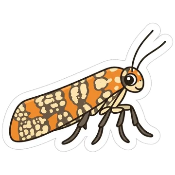 Sticker of Ailanthus webworm