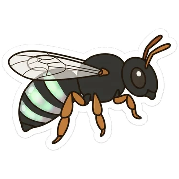 Sticker of Alkali bee