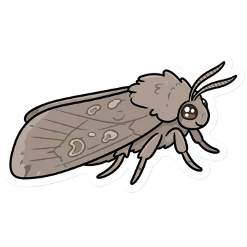 Sticker of Army cutworm