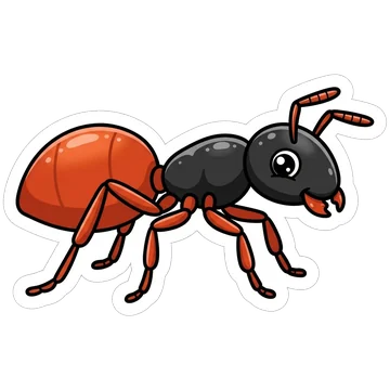 Sticker of Asian marauder ant
