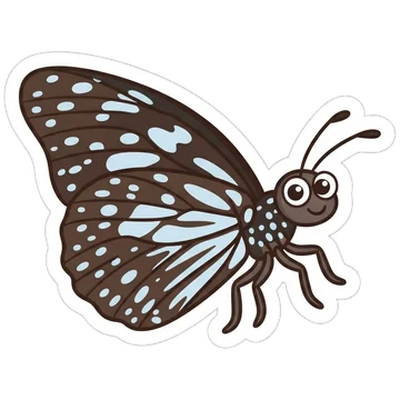 Sticker of Blue tiger