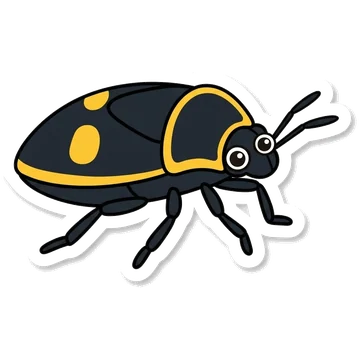 Sticker of Brassica bug