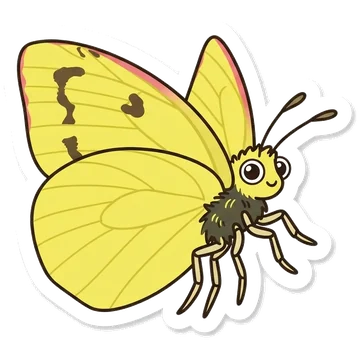 Sticker of California dogface