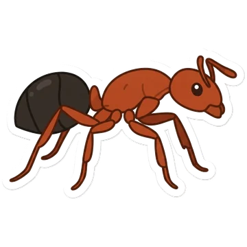 Sticker of Florida carpenter ant