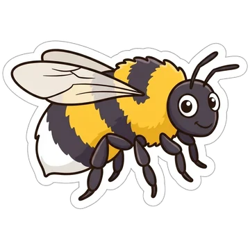 Sticker of Garden bumblebee