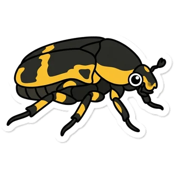 Sticker of Garden fruit chafer