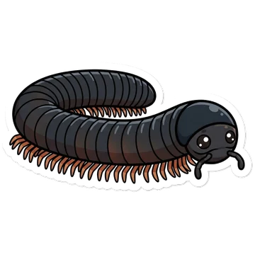 Giant African millipede