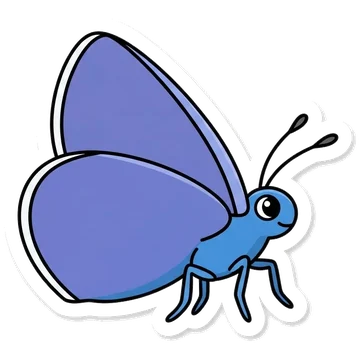 Sticker of Idas blue