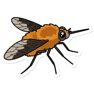 Sticker of Large bee-fly