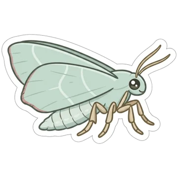 Sticker of Light emerald