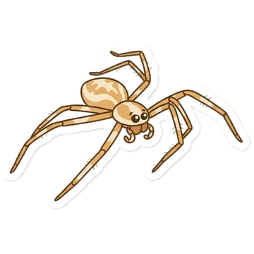 Sticker of Moroccan flic-flac spider