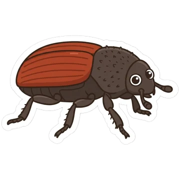 Sticker of Mountain pine beetle