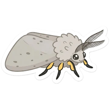 Sticker of Muslin moth