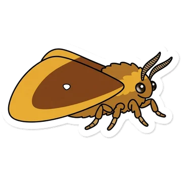 Sticker of Oak eggar