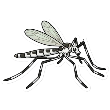Sticker of Phantom crane fly