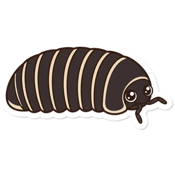 Sticker of Pill millipede