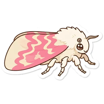 Sticker of Primrose moth