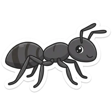 Sticker of Silky ant