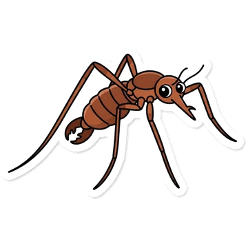 Sticker of Snow fly