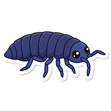 Sticker of Snow springtail