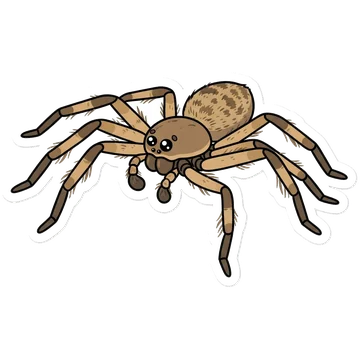 Sticker of Social huntsman spider