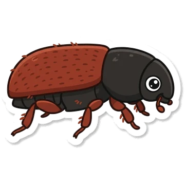 Sticker of Spruce beetle