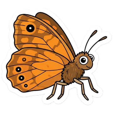 Sticker of Wall brown