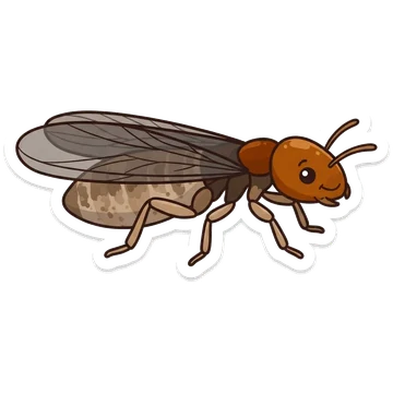 Sticker of Western drywood termite