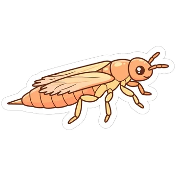 Sticker of Western flower thrips