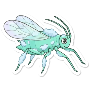 Sticker of Woolly beech aphid